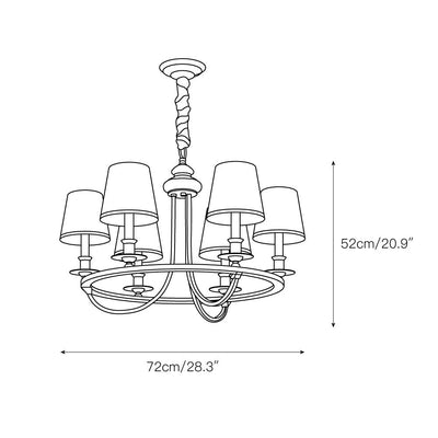 Mariner Fabric Chandelier