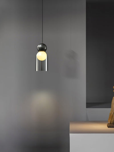 Veloina Pendant Lamp Brass Glass Nordic Geometric