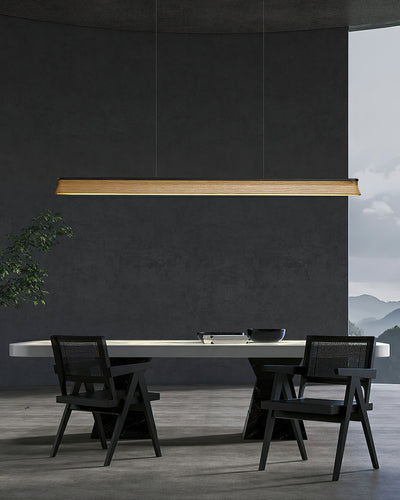 Aldeette Pendant Lamp Wooden Beam Minimalist