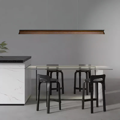 Aldeette Pendant Lamp Wooden Beam Minimalist