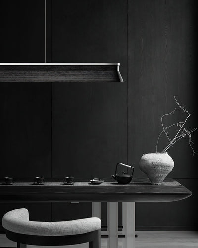 Aldeette Pendant Lamp Wooden Beam Minimalist