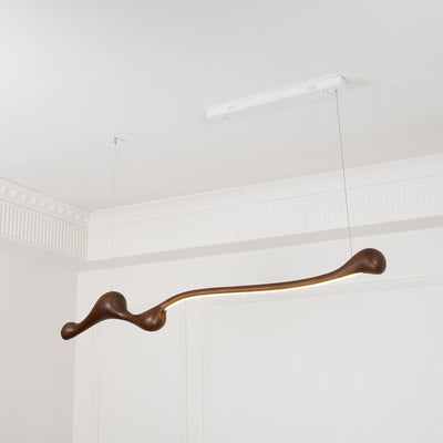Alenor Wood Retro Pendant Lamp
