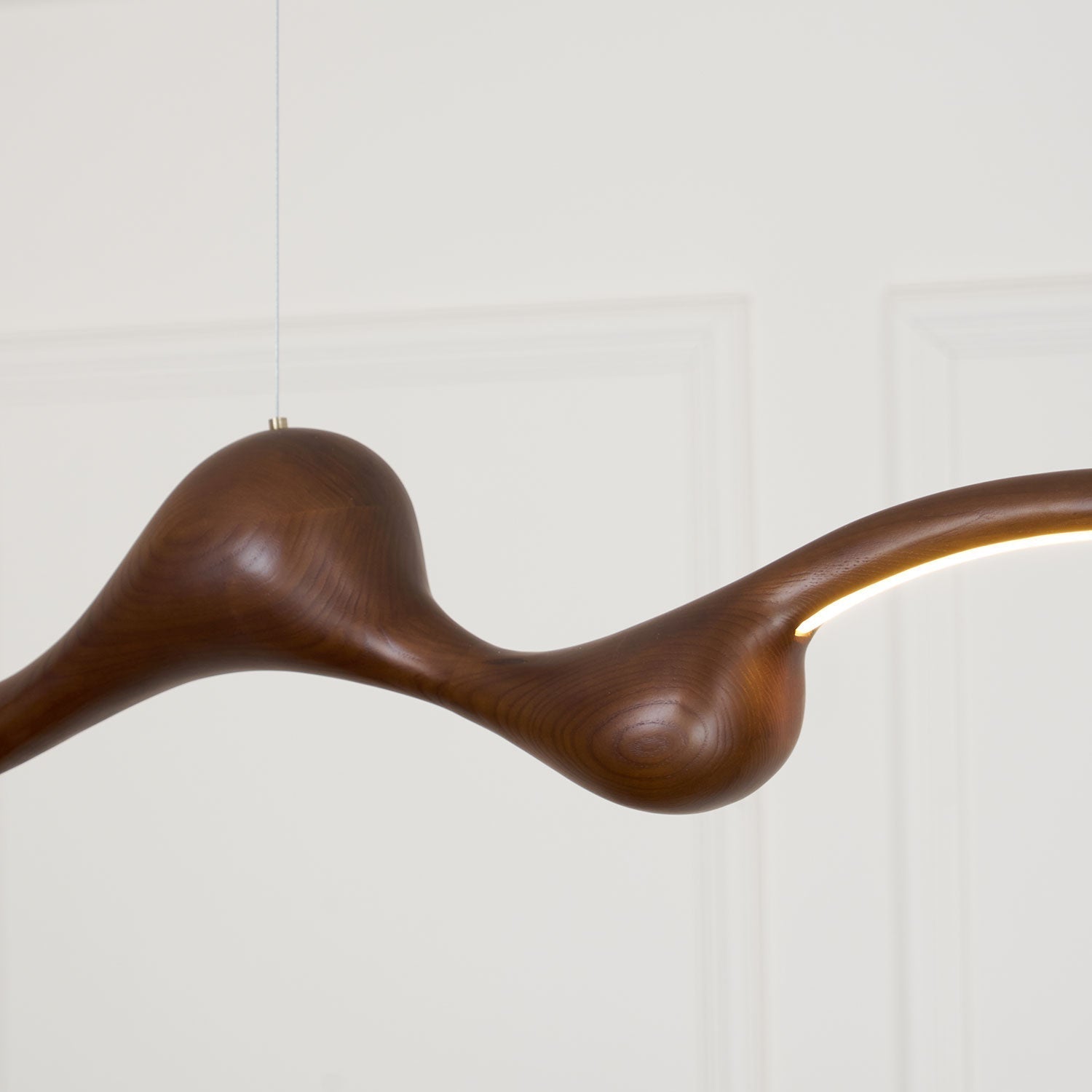 Alenor Wood Retro Pendant Lamp
