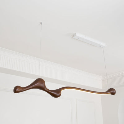Alenor Wood Retro Pendant Lamp