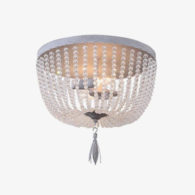 Farlan Ceiling Lamp with Crystal Bead Strands Luxury