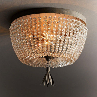 Farlan Ceiling Lamp with Crystal Bead Strands Luxury