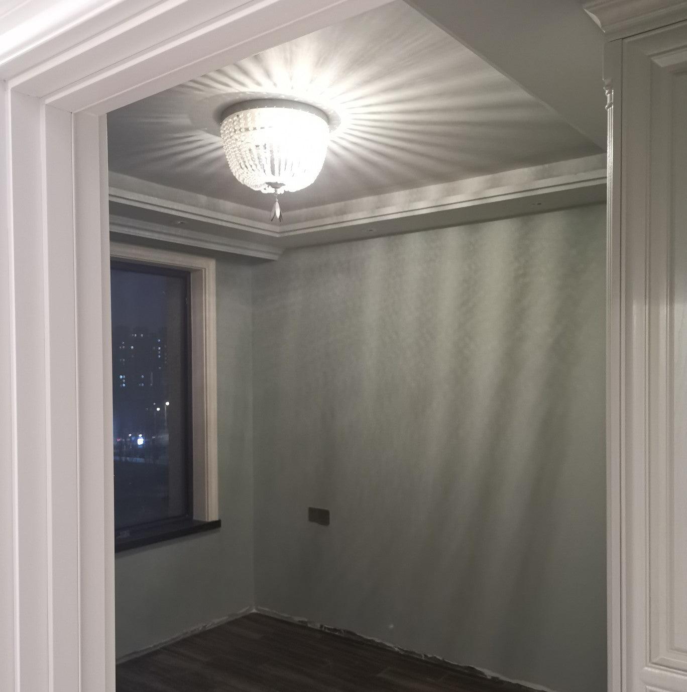 Farlan Ceiling Lamp with Crystal Bead Strands Luxury