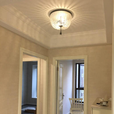 Farlan Ceiling Lamp with Crystal Bead Strands Luxury