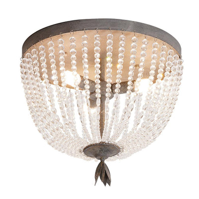 Farlan Ceiling Lamp with Crystal Bead Strands Luxury