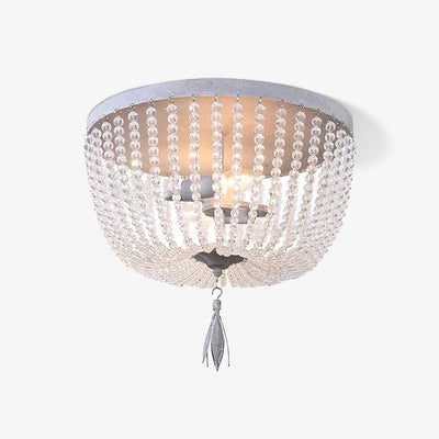 Farlan Ceiling Lamp with Crystal Bead Strands Luxury