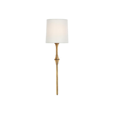 Yield Vintage Unique Brass Fabric Wall Lamp - Neutral Decor