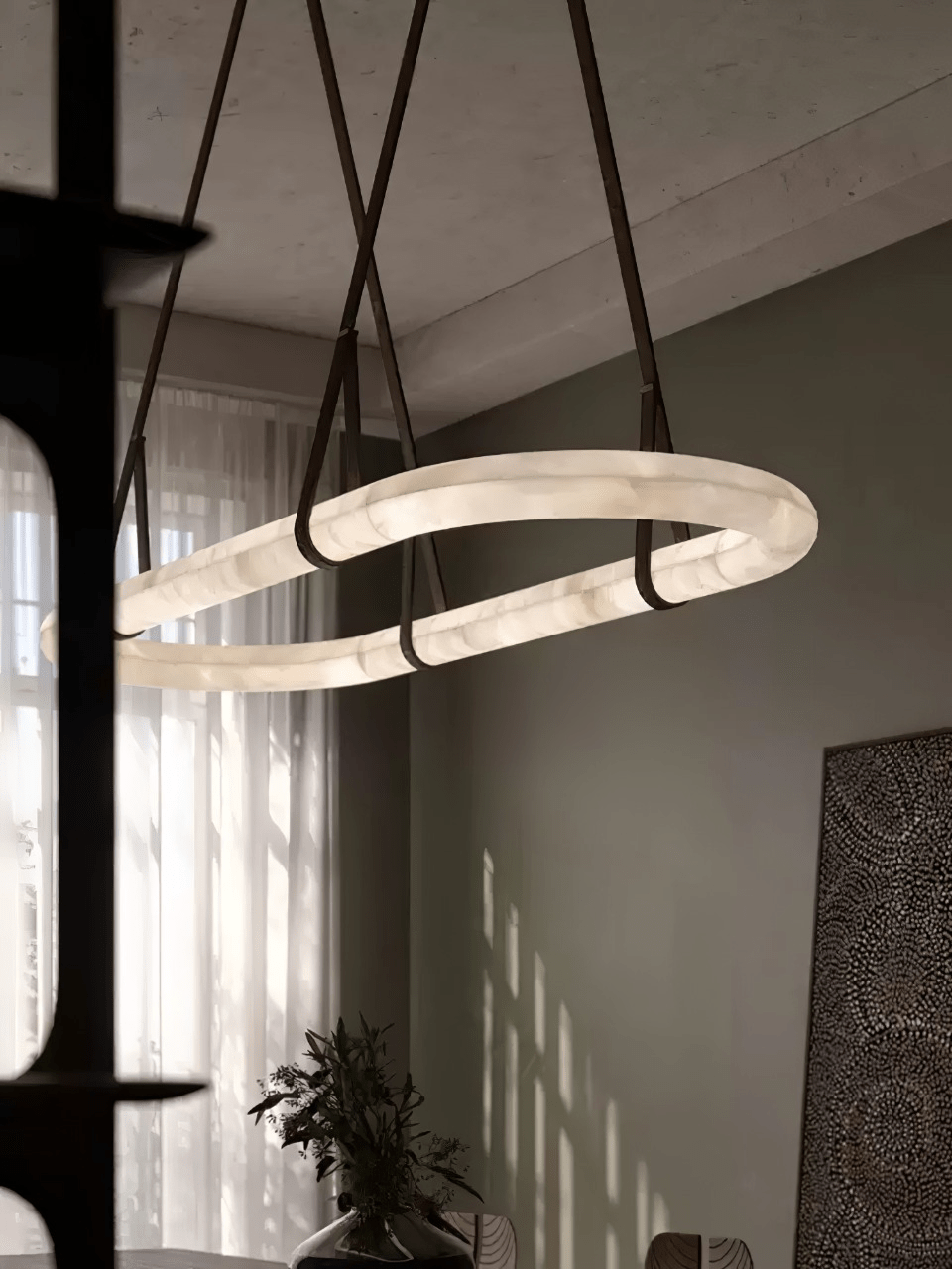 Nerina Alabaster Pendant Light