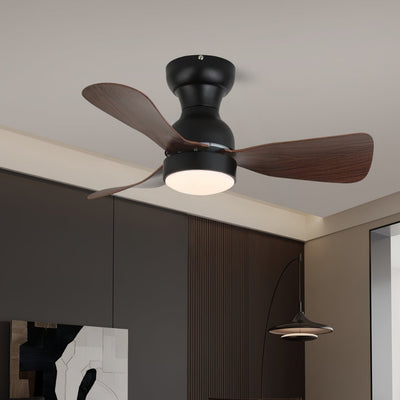Aurdorus Modern Wood Ceiling Fan Light