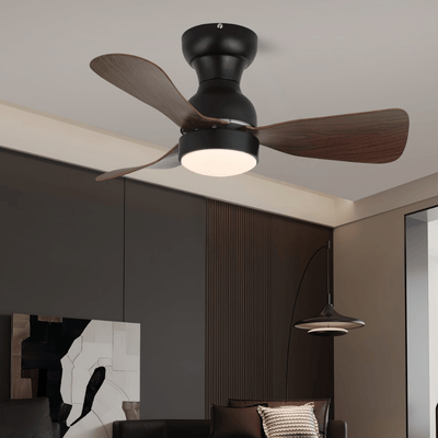 Aurdorus Modern Wood Ceiling Fan Light