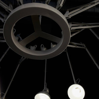 Livenu Chandelier Black Adjustable Multi Arm