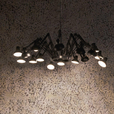 Livenu Chandelier Black Adjustable Multi Arm