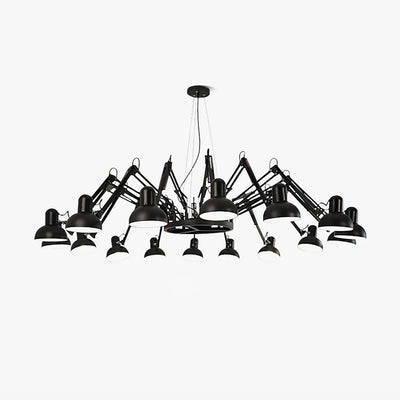 Livenu Chandelier Black Adjustable Multi Arm