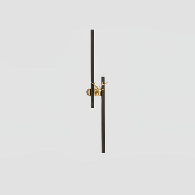 Vavinisra Classic Deer Brass Wall Lamp