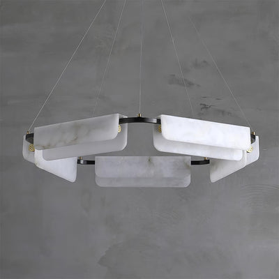Circona Alabaster Pendant Light