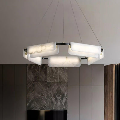 Circona Alabaster Pendant Light
