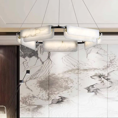 Circona Alabaster Pendant Light