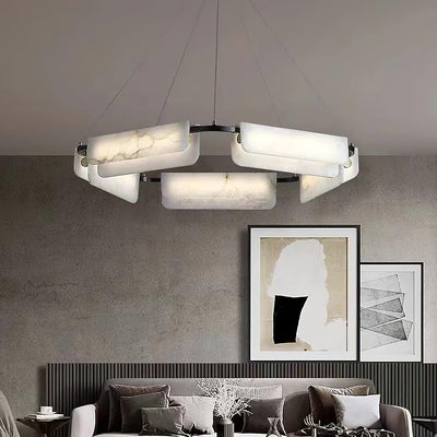 Circona Alabaster Pendant Light