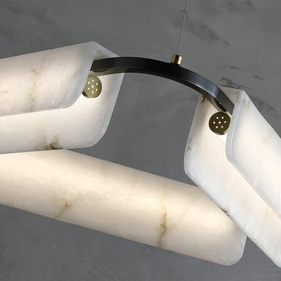 Circona Alabaster Pendant Light