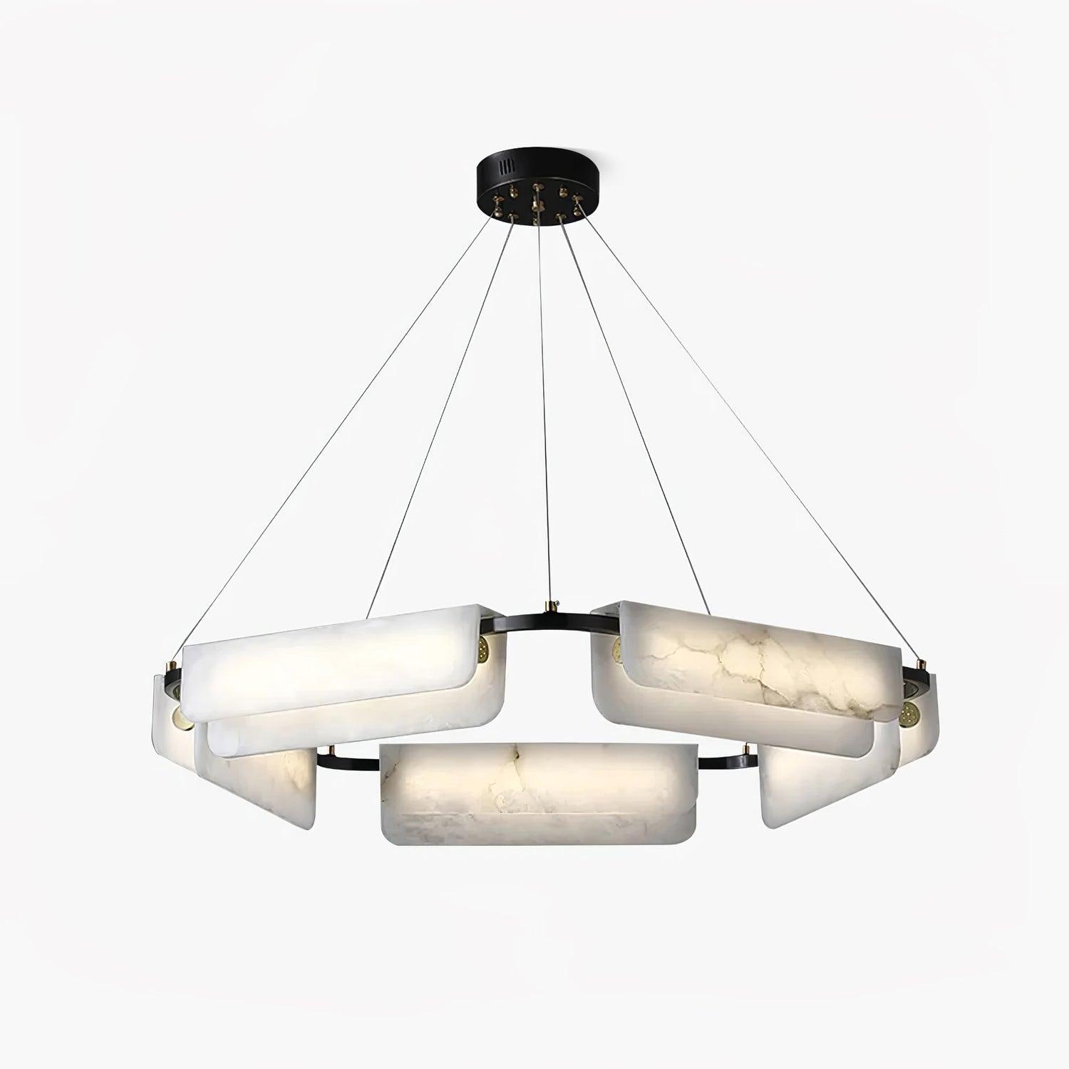 Circona Alabaster Pendant Light