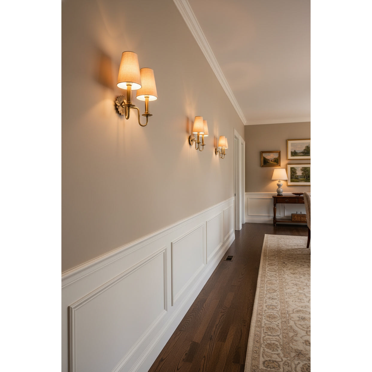 Oakwood Double Indoor Wall Light