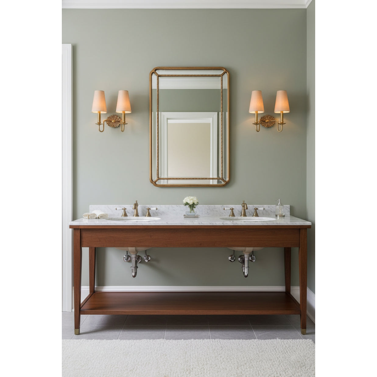 Oakwood Double Indoor Wall Light