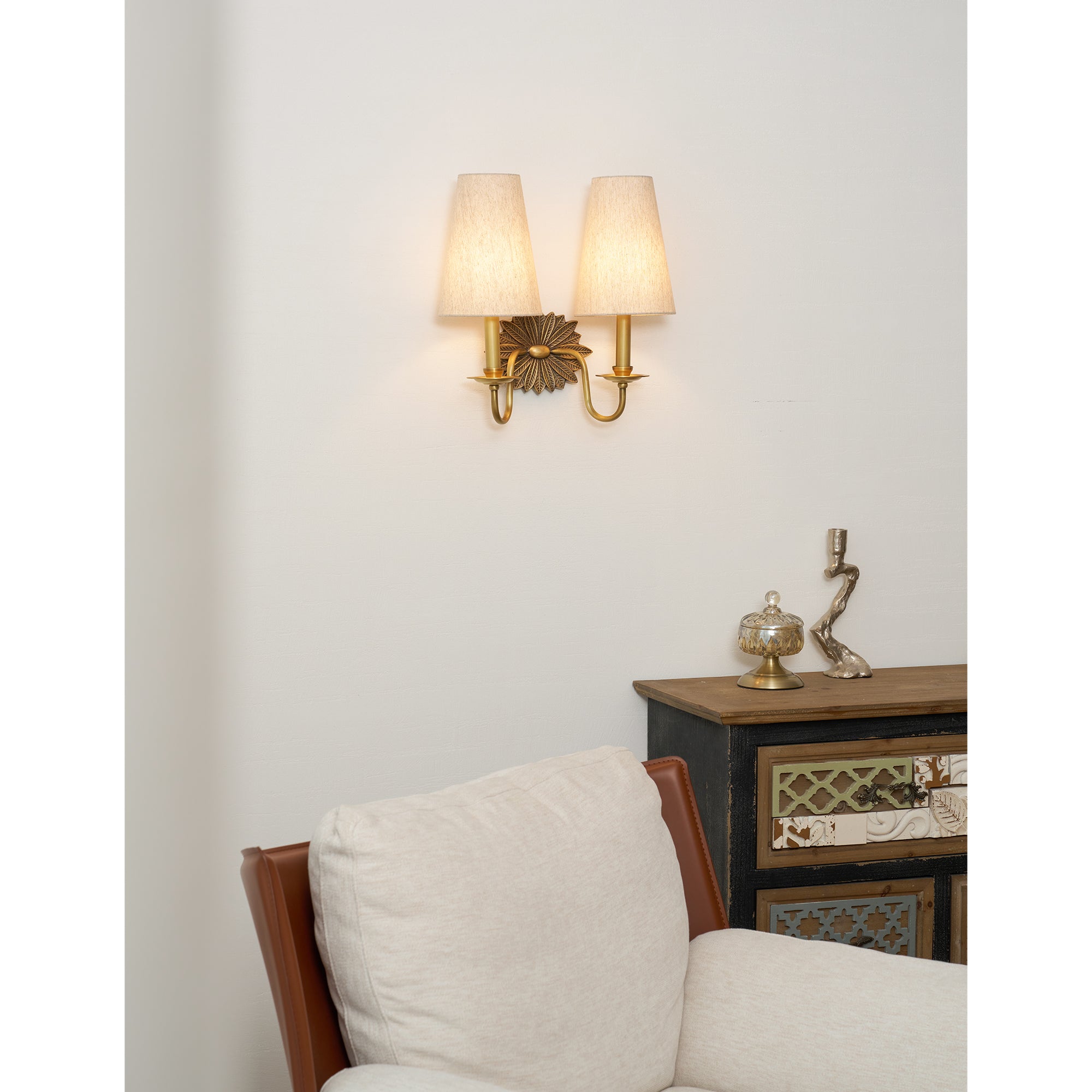 Oakwood Double Indoor Wall Light