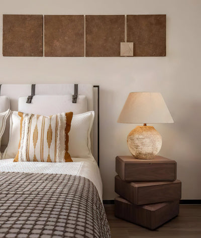 Ceranielle Table Lamp Desert Sand Ceramic Base
