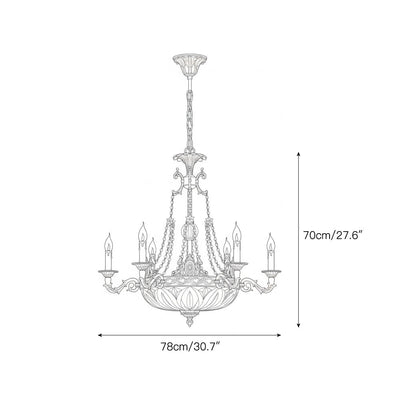 Bellview Brass Chandelier
