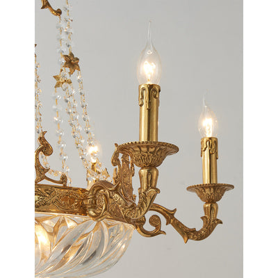 Bellview Brass Chandelier