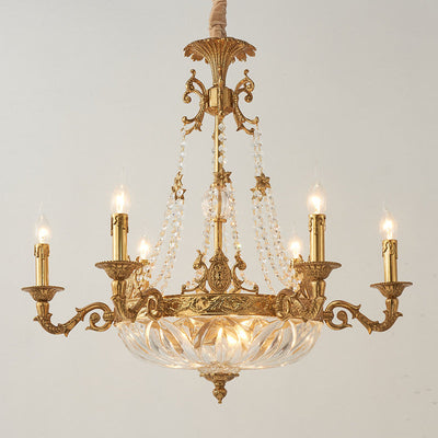 Bellview Brass Chandelier