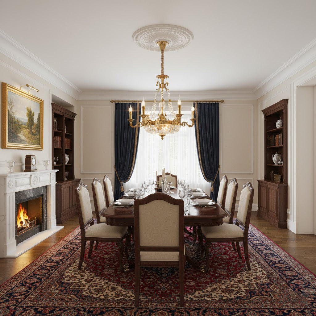 Bellview Brass Chandelier