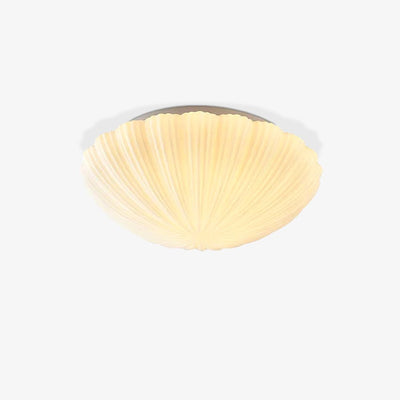 Elo Ceiling Lamp Seashell Shape Ribbed Soft Elegant