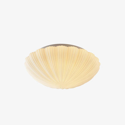 Elo Ceiling Lamp Seashell Shape Ribbed Soft Elegant