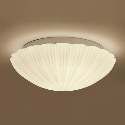 Elo Ceiling Lamp Seashell Shape Ribbed Soft Elegant