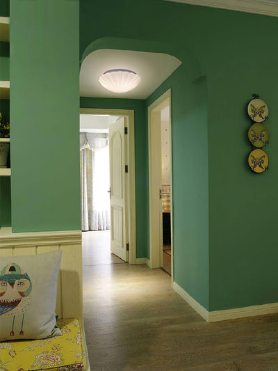 Elo Ceiling Lamp Seashell Shape Ribbed Soft Elegant