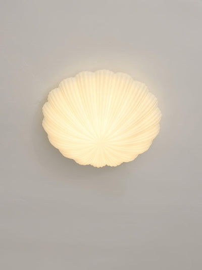 Elo Ceiling Lamp Seashell Shape Ribbed Soft Elegant