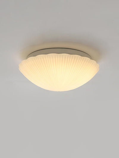 Elo Ceiling Lamp Seashell Shape Ribbed Soft Elegant