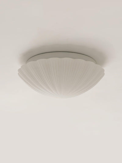 Elo Ceiling Lamp Seashell Shape Ribbed Soft Elegant