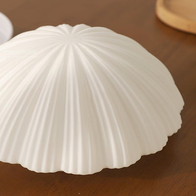 Elo Ceiling Lamp Seashell Shape Ribbed Soft Elegant