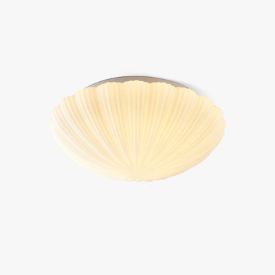 Elo Ceiling Lamp Seashell Shape Ribbed Soft Elegant
