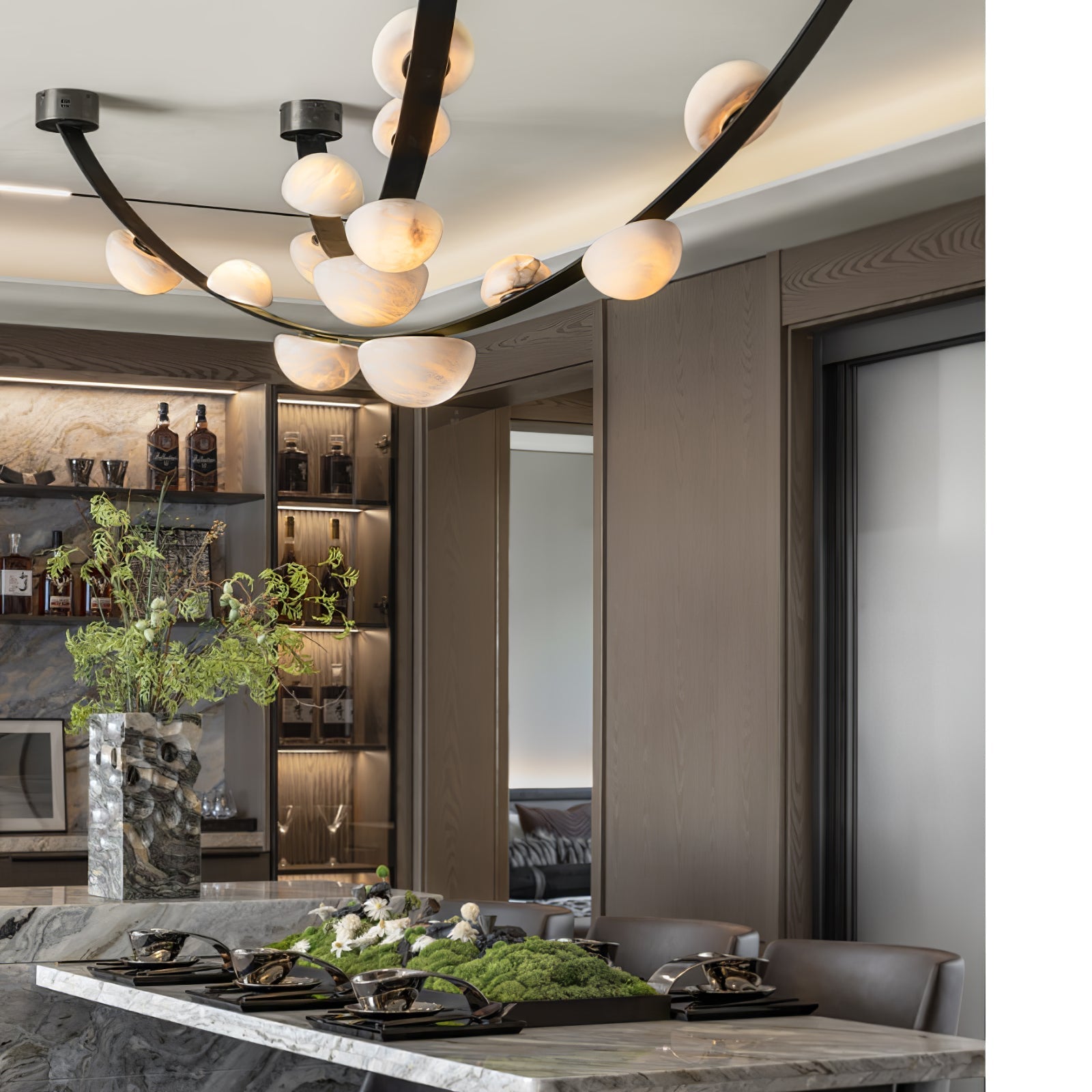 Evcaria Alabaster Chandelier