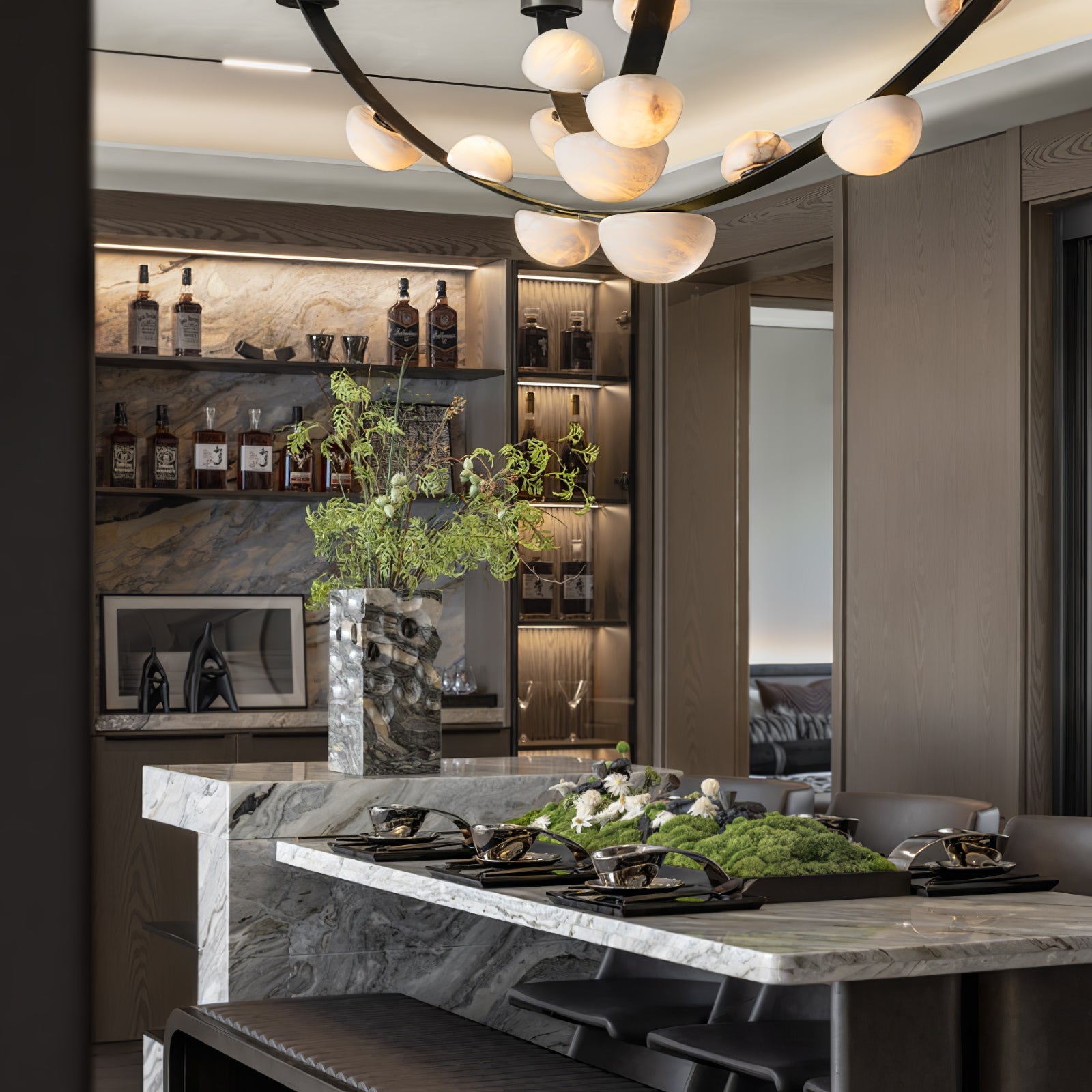 Evcaria Alabaster Chandelier