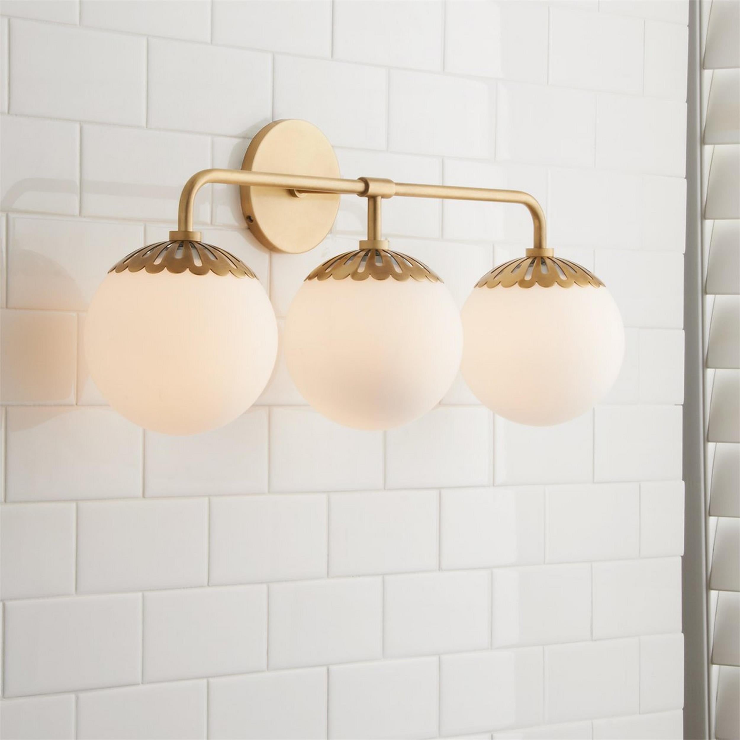 Valentina  Globe Glass Wall Lamp