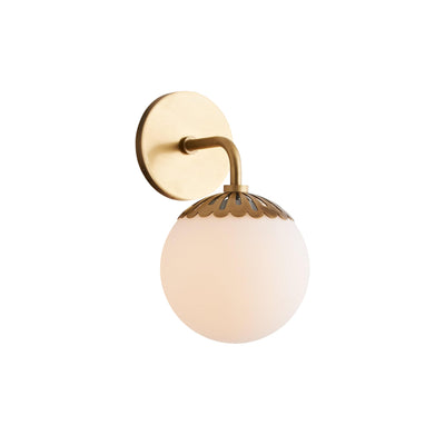 Valentina  Globe Glass Wall Lamp