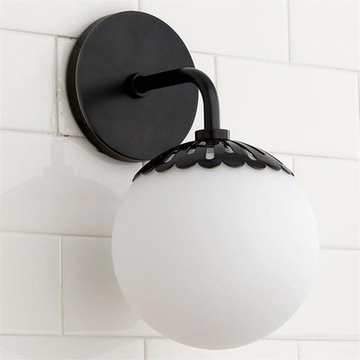 Valentina  Globe Glass Wall Lamp